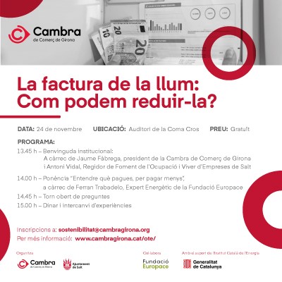Com podem reduir la factura de la llum?