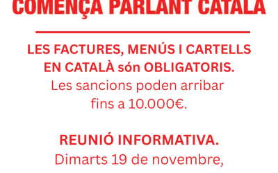 📢 A Catalunya tenim dret a ser atesos en català. També quan comprem.