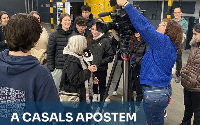 Visita d’estudiants de l’Escola Mestre Andreu a Casals Ventilación.