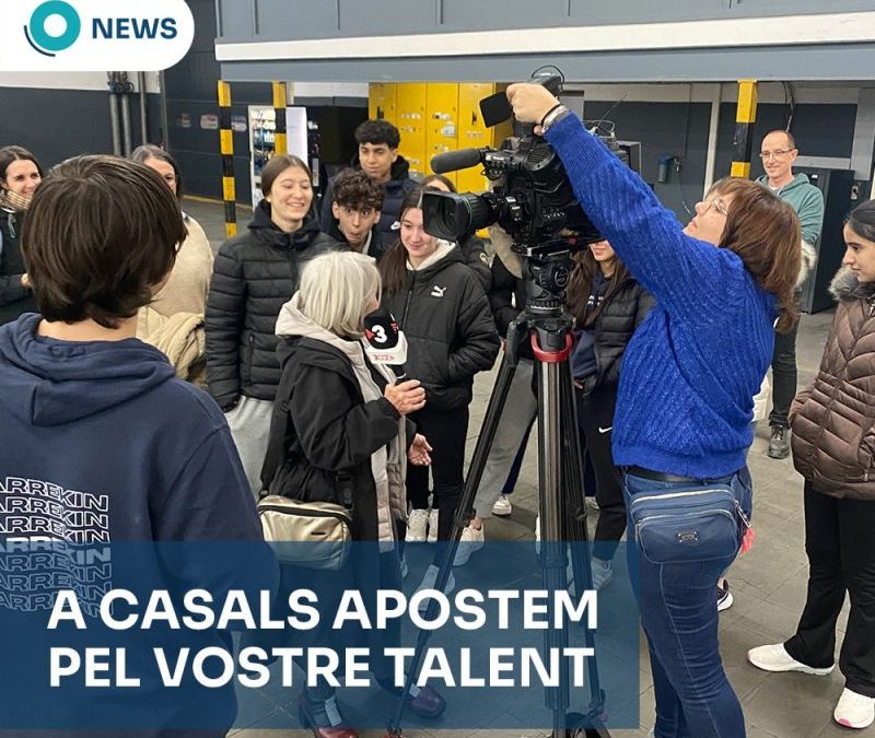 Visita d’estudiants de l’Escola Mestre Andreu a Casals Ventilación.