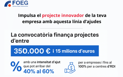 Ets una empresa amb projectes innovadors?