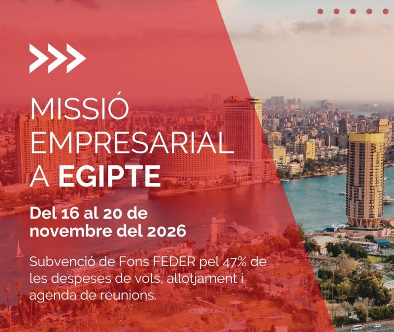 Vols exportar a Egipte?