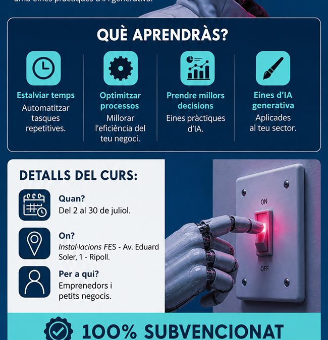 Nou curs d’IA generativa per a emprenedors i petits negocis